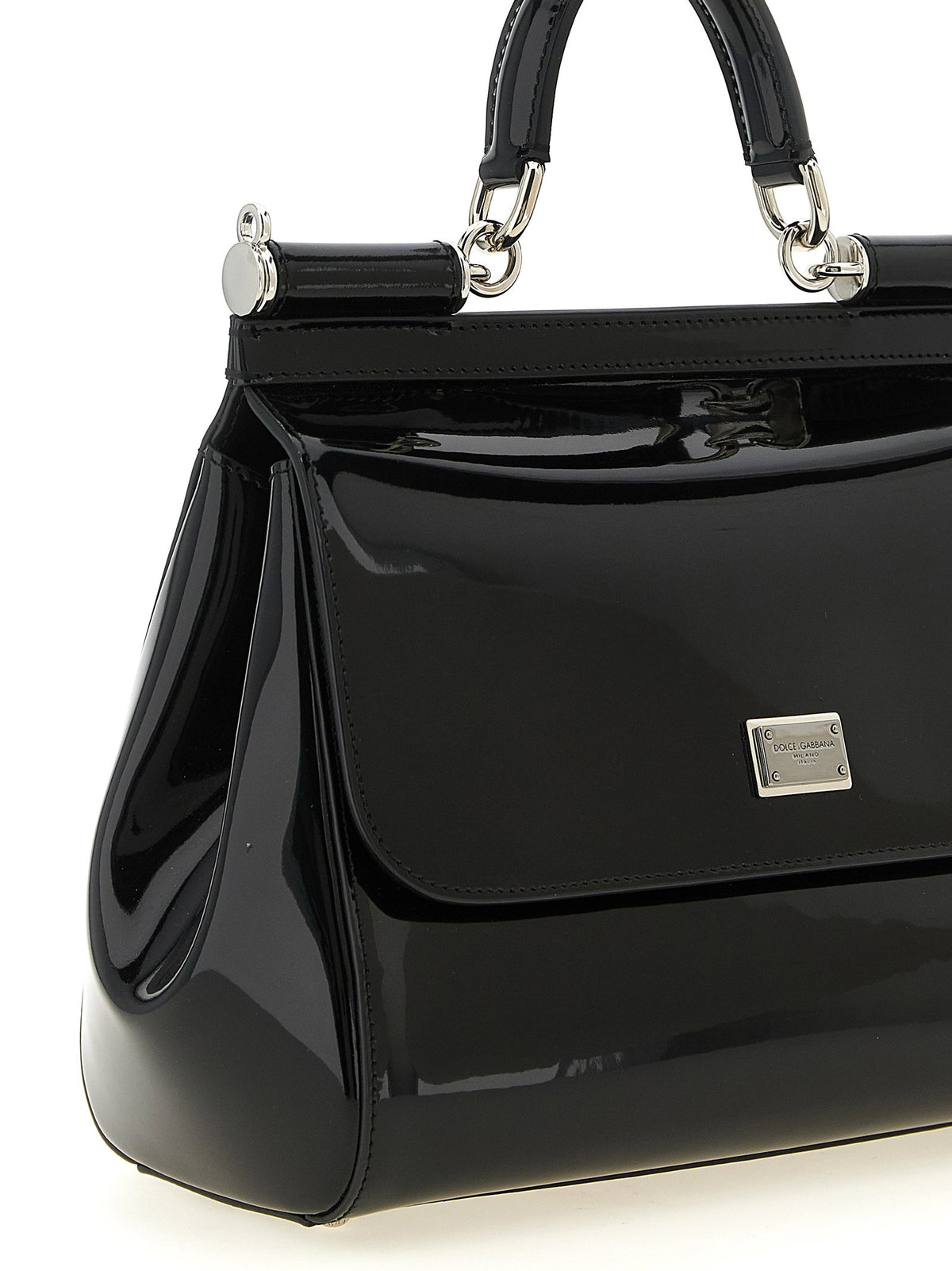 Dolce &amp; Gabbana Sicily Large Handbag Black  