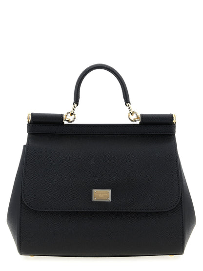 Dolce &amp; Gabbana Sicily Large Handbag Black