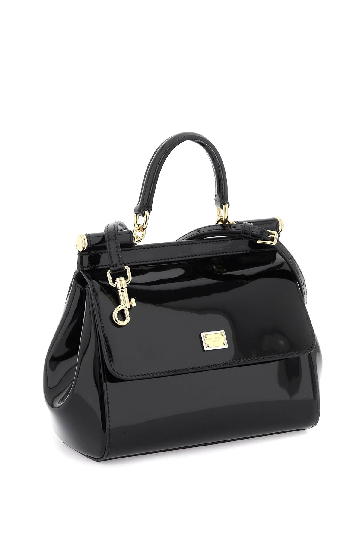 Patent leather Sicily handbag