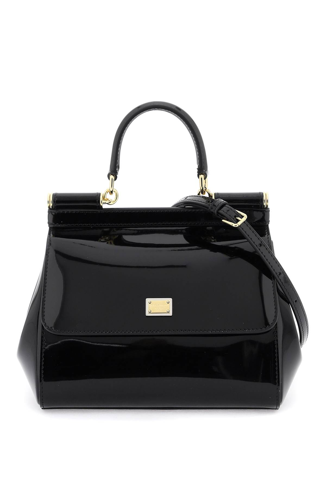 Patent leather Sicily handbag