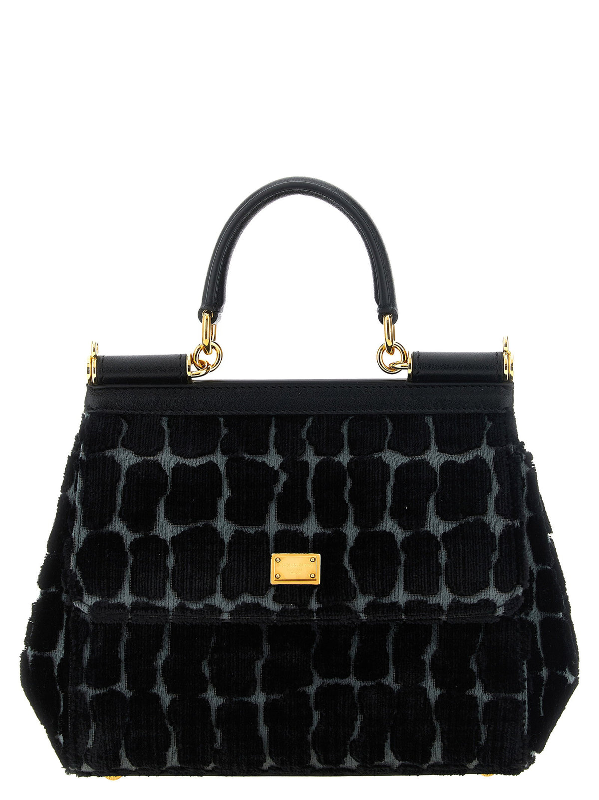 Dolce &amp; Gabbana Sicily Small Handbag Black