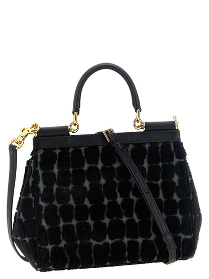 Dolce &amp; Gabbana Sicily Small Handbag Black