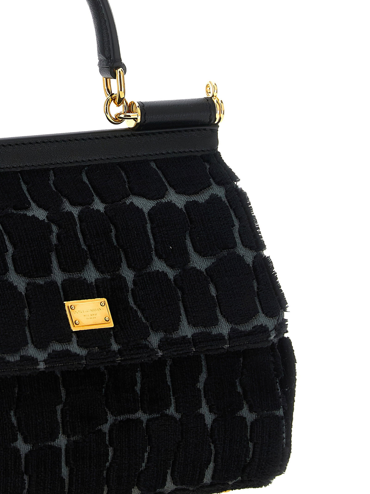 Dolce &amp; Gabbana Sicily Small Handbag Black