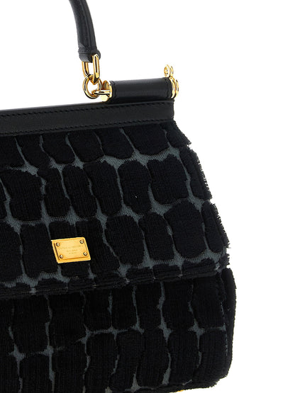Dolce &amp; Gabbana Sicily Small Handbag Black