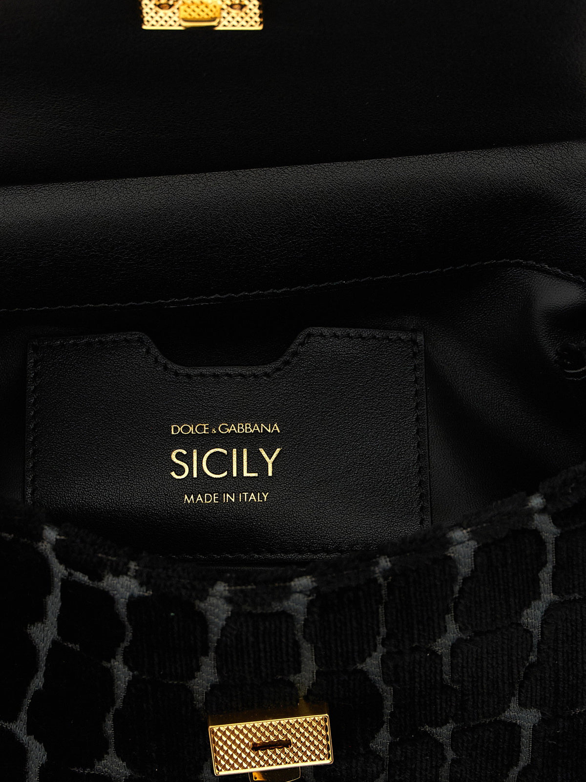 Dolce &amp; Gabbana Sicily Small Handbag Black