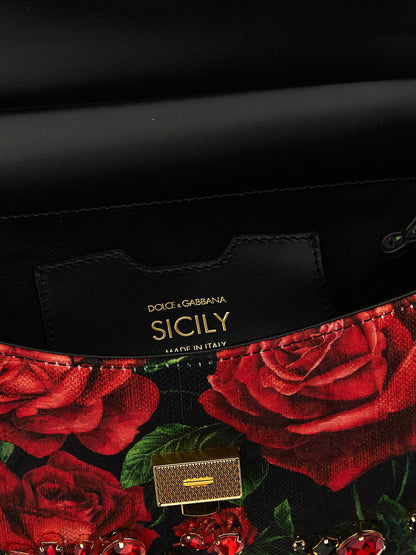 Dolce &amp; Gabbana Sicily Small Handbag Red
