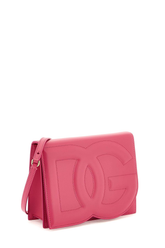 DG Logo Leather Crossbody Bag