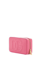 Dolce & Gabbana Pink calfskin shoulder bag with adjustable strap