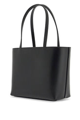 Dolce & Gabbana black dg logo smooth calfskin rectangular shopping bag