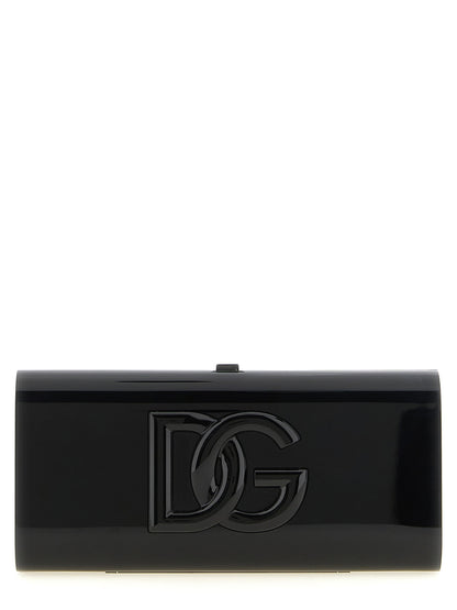 Dolce &amp; Gabbana Dolce Box Clutch Black  