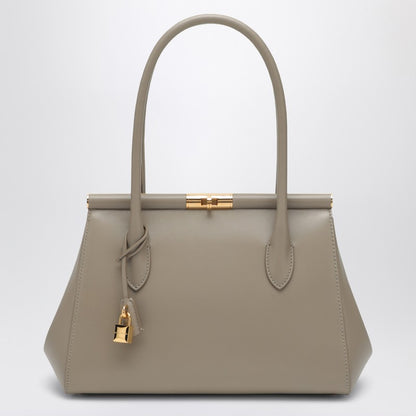 Dolce &amp; Gabbana Marlene leather top-handle handbag taupe Brown