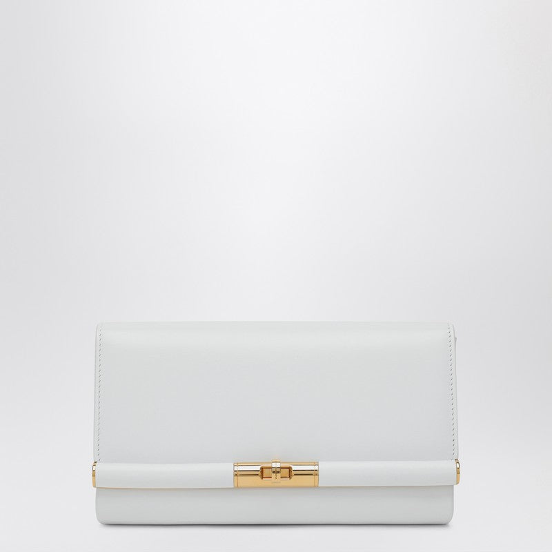 Dolce &amp; Gabbana White Calfskin Marlene Shoulder Bag White