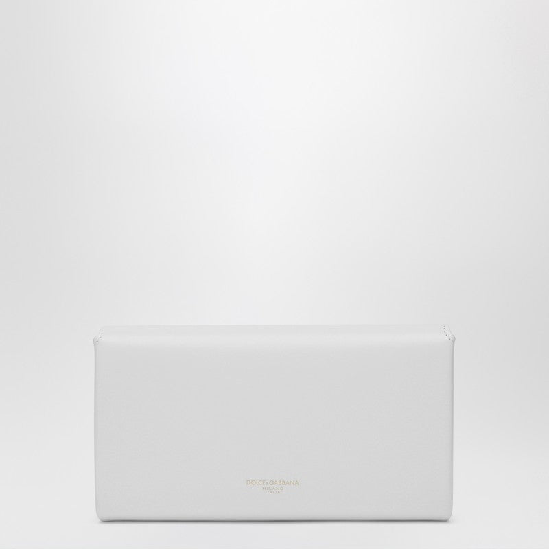 Dolce &amp; Gabbana White Calfskin Marlene Shoulder Bag White