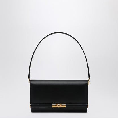 Dolce &amp; Gabbana Black Marlene Calfskin Shoulder Bag Black