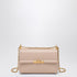 Dolce & Gabbana Small Powder Pink Calf Leather Shoulder Bag Beige