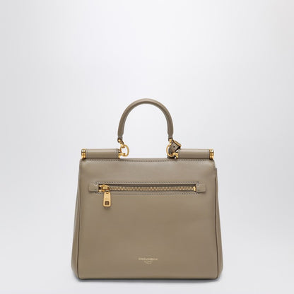 Dolce &amp; Gabbana My Sicily Small Leather Shoulder Bag Brown