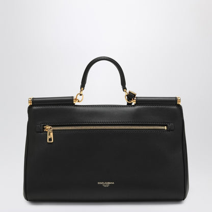Dolce &amp; Gabbana My Sicily Medium Black Leather Handbag Black