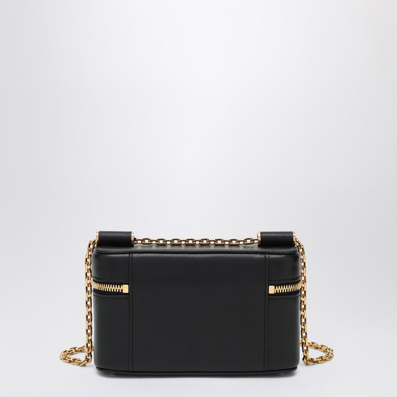 Dolce &amp; Gabbana Sicily Small Leather Shoulder Bag Black
