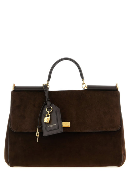 Dolce &amp; Gabbana My Sicily Large Handbag Brown
