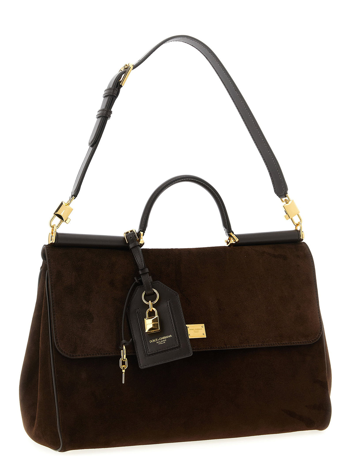 Dolce &amp; Gabbana My Sicily Large Handbag Brown