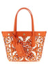 Dolce & Gabbana Atene Shopping Bag Orange