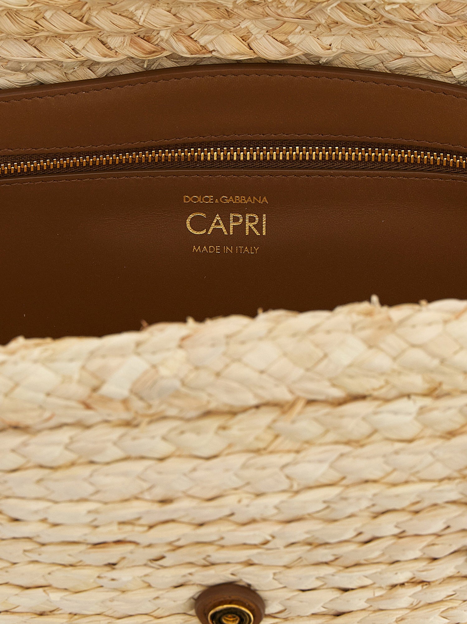 Dolce &amp; Gabbana Capri Shoulder Bag Beige