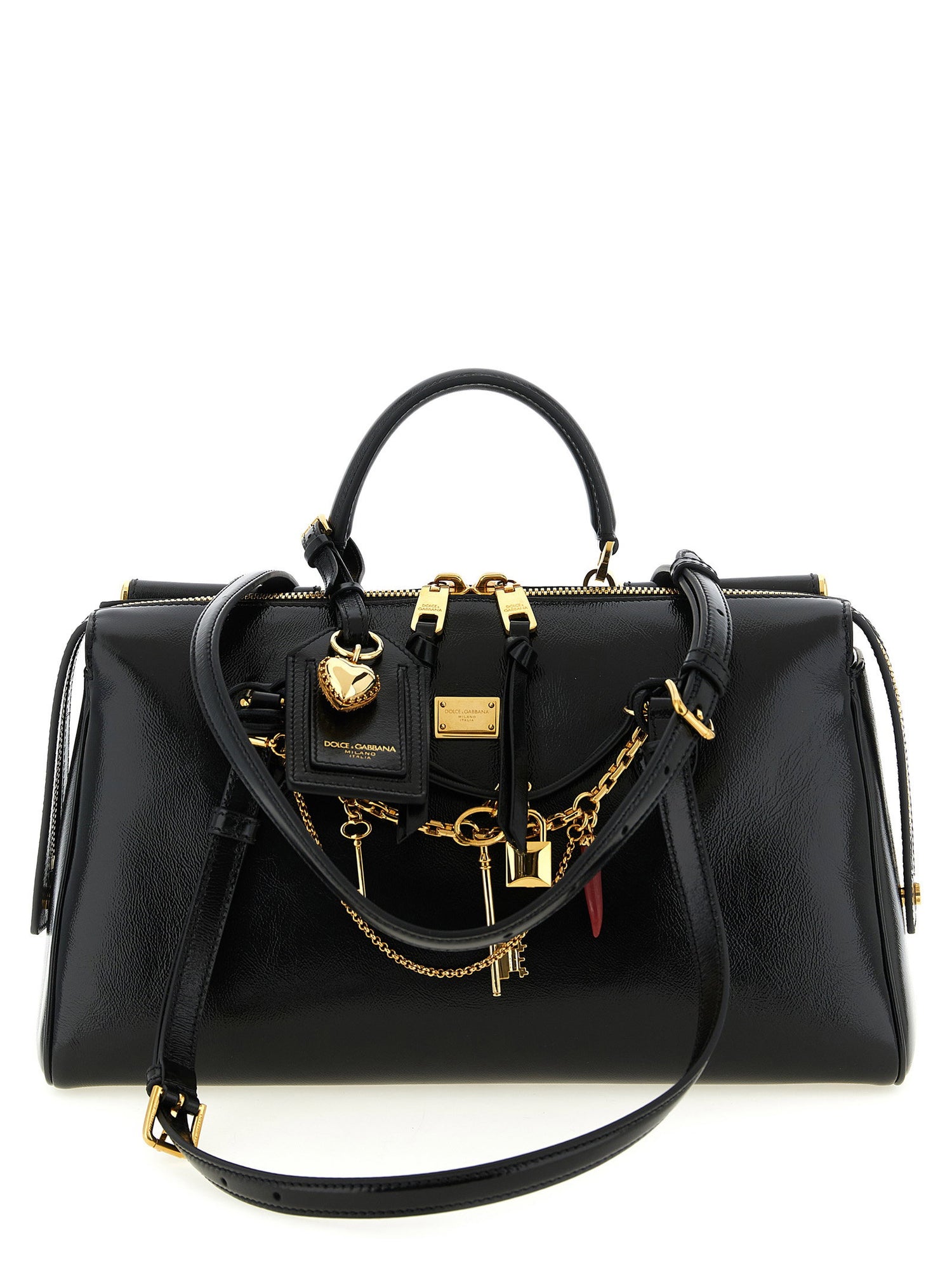 Dolce &amp; Gabbana Vittoria Medium Handbag Black