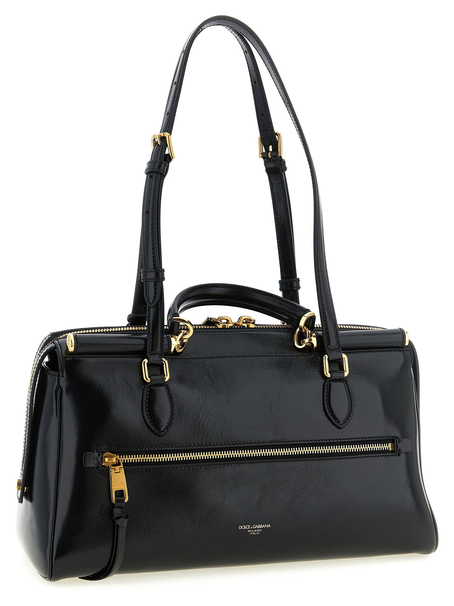Dolce &amp; Gabbana Vittoria Medium Handbag Black