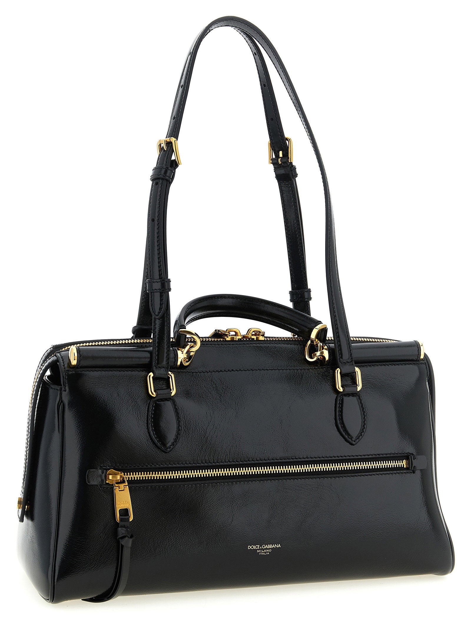 Dolce &amp; Gabbana Vittoria Medium Handbag Black