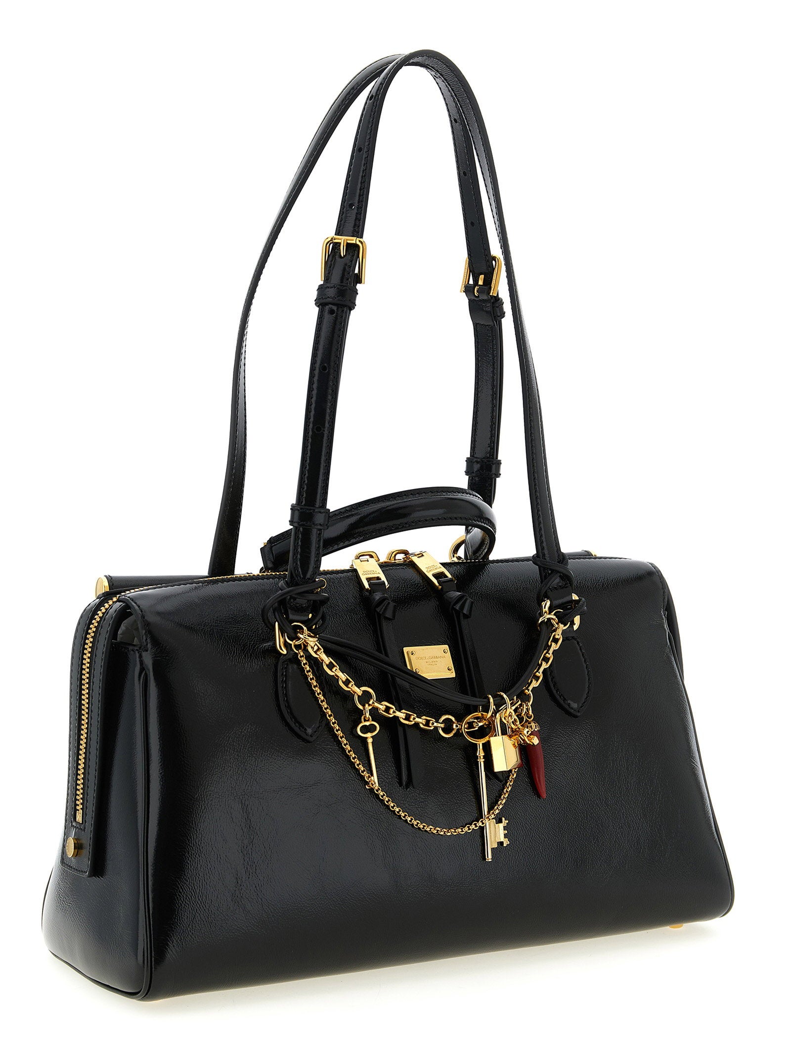 Dolce &amp; Gabbana Vittoria Medium Handbag Black