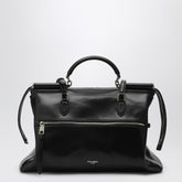 Dolce & Gabbana Black Leather Structured Shoulder Bag Black