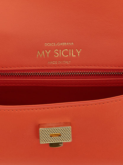 Dolce &amp; Gabbana My Sicily Mini Handbag Orange