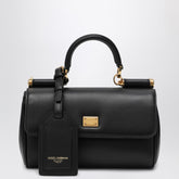 Dolce & Gabbana Small My Sicily Handbag in Black Leather Black