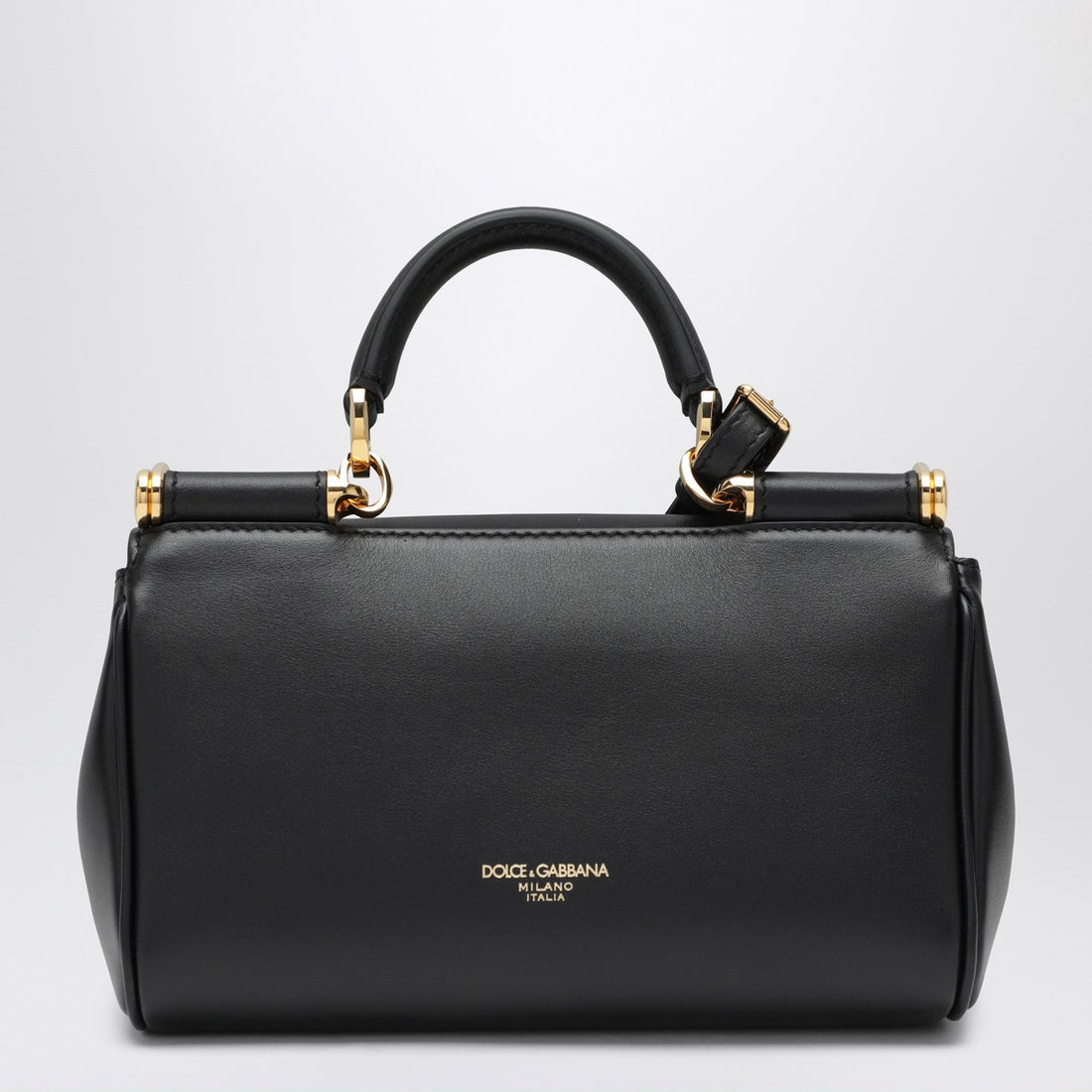Dolce &amp; Gabbana Small My Sicily Handbag in Black Leather Black