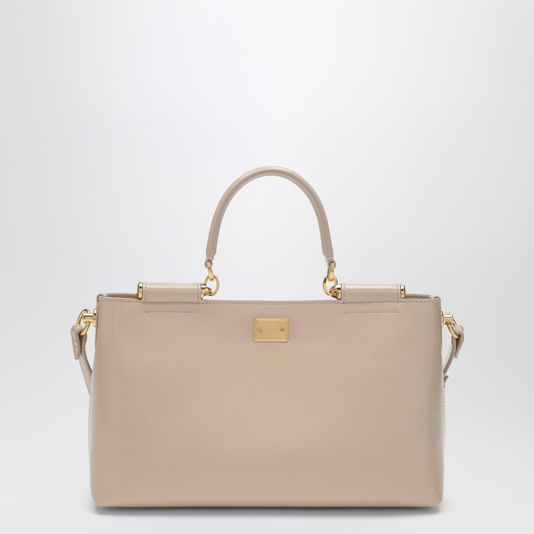 Dolce &amp; Gabbana Vittoria Leather Handbag Beige