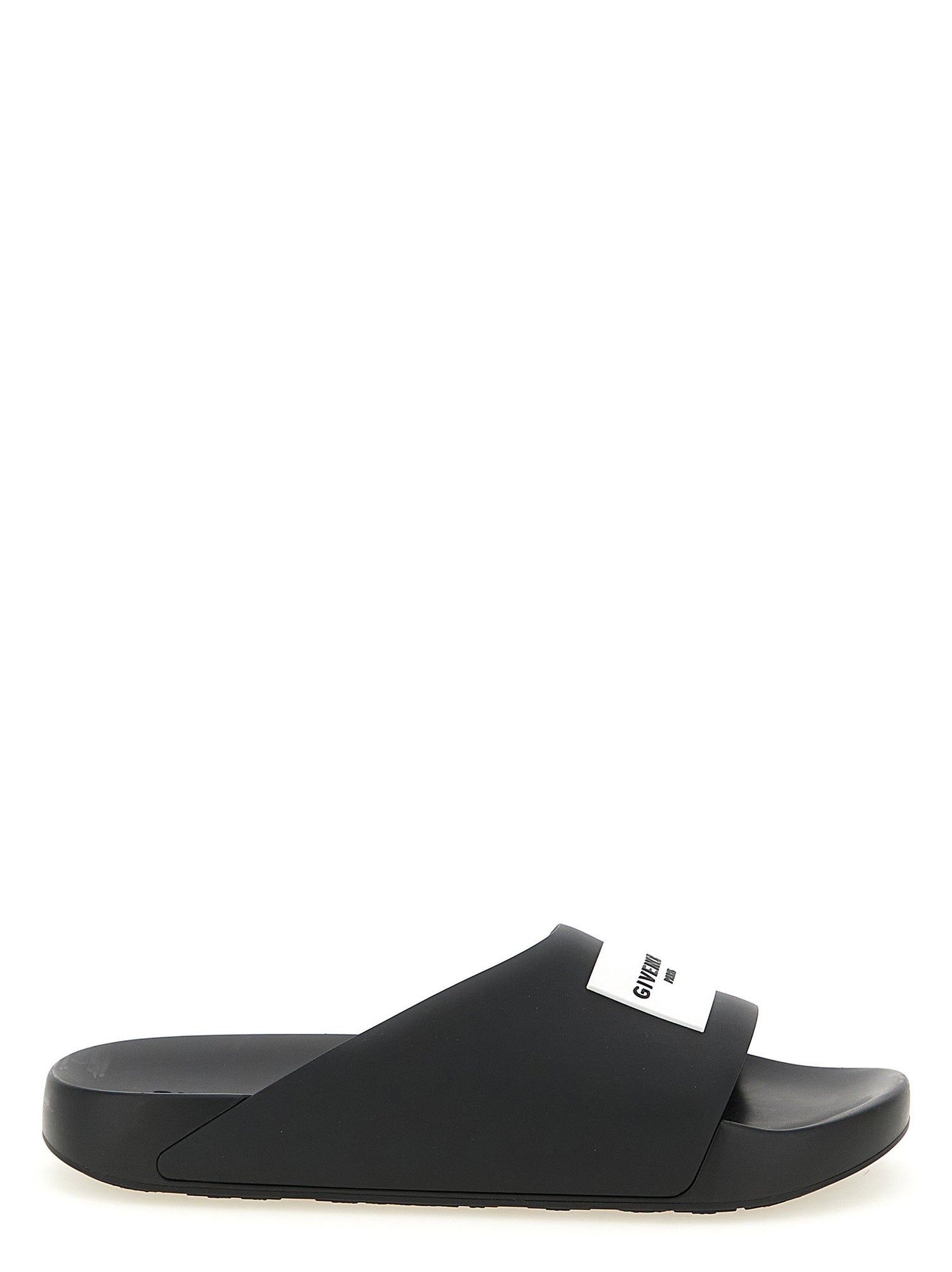 Givenchy Label Mules Black  