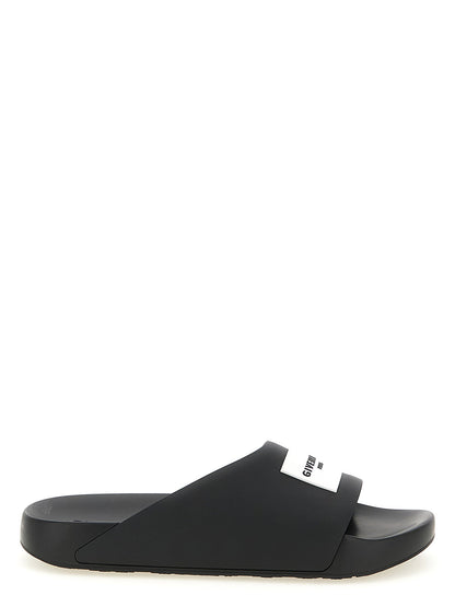 Givenchy Label Mules Black  