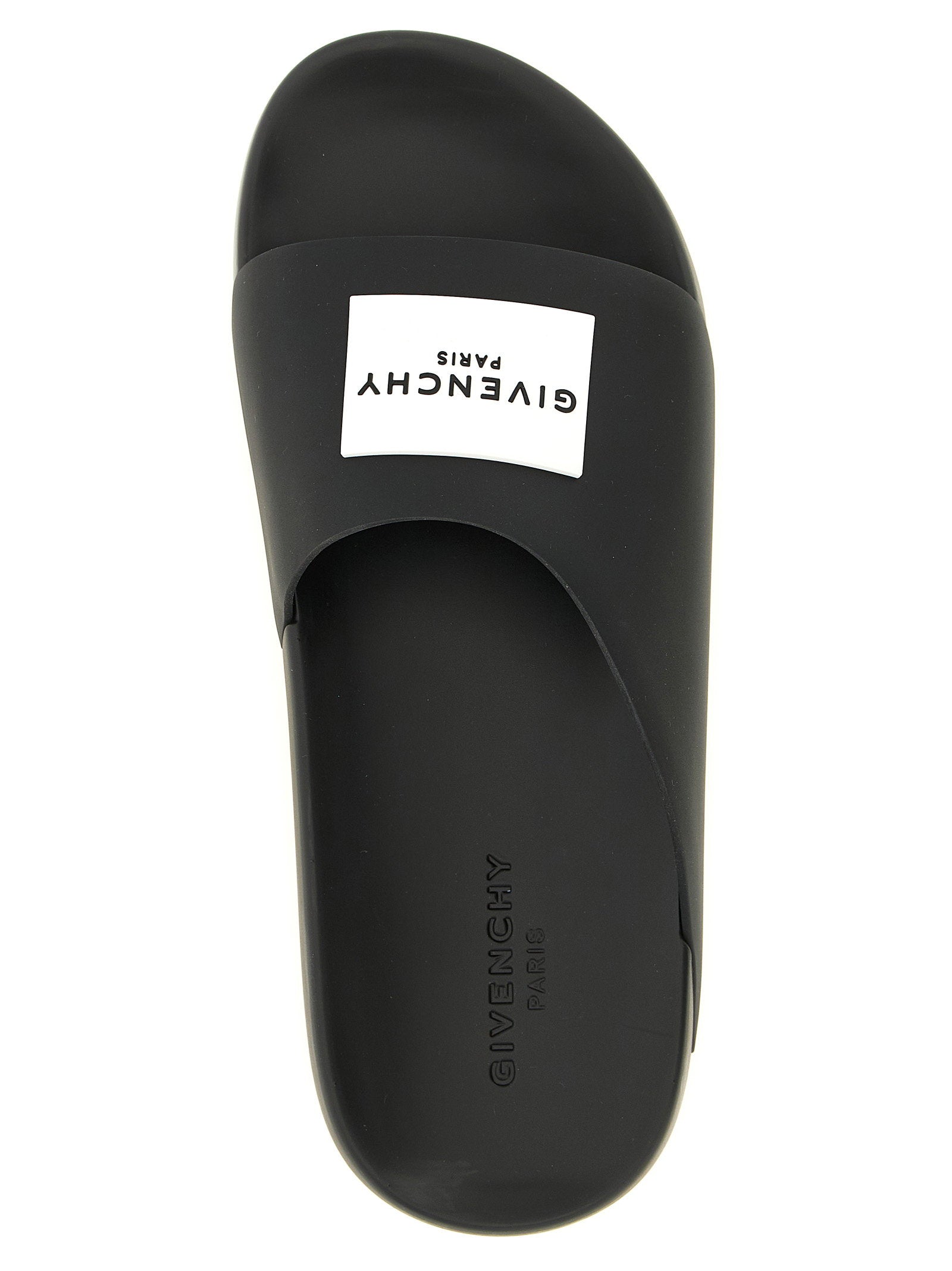 Givenchy Label Mules Black  