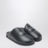 Givenchy Label Nappa Flat Mules Black