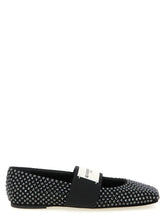 Givenchy Sliced Square Ballet Flats Black