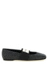 Givenchy Sliced Square Ballet Flats Black