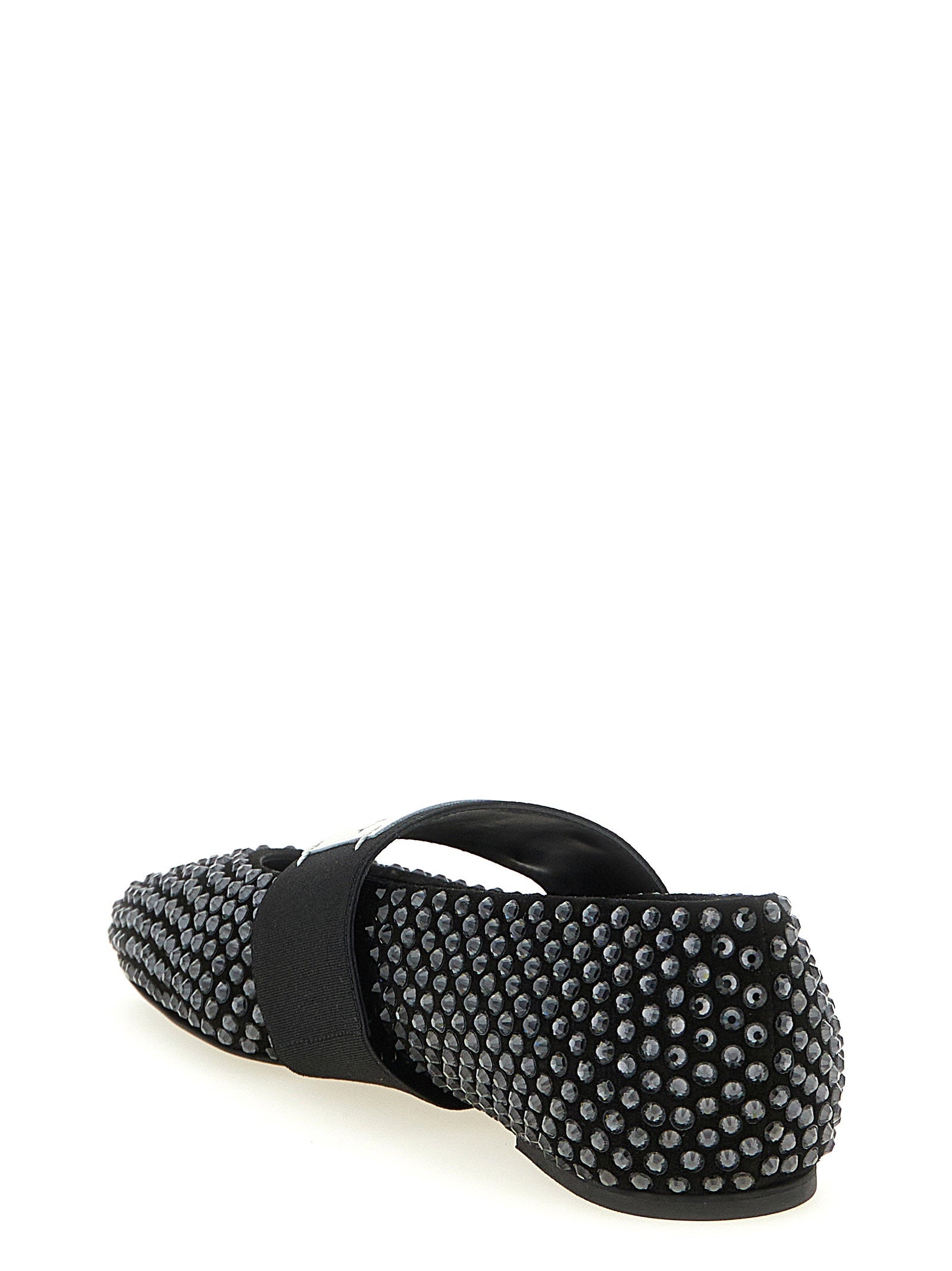 Givenchy Sliced Square Ballet Flats Black