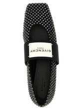 Givenchy Sliced Square Ballet Flats Black