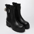 Givenchy Voyou Black Leather Chelsea Ankle Boots Black