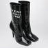 Givenchy Sliced Square Tape Leather Ankle Boots Black black