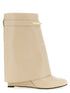 Givenchy Shark Pinch Ankle Boots Beige