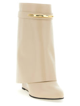 Givenchy Shark Pinch Ankle Boots Beige