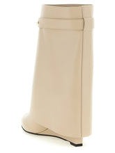 Givenchy Shark Pinch Ankle Boots Beige