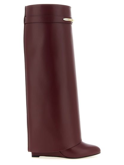 Givenchy Shark Pinch Boots Bordeaux