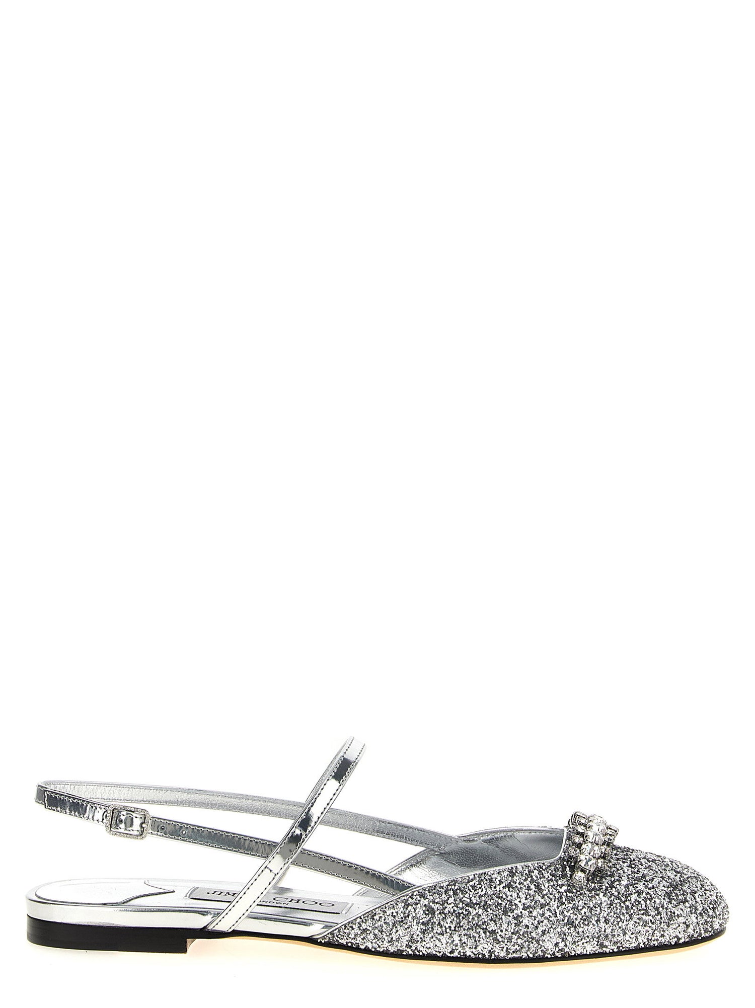 Jimmy Choo Belinda Slingback Silver
